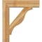 Ekena Millwork Funston Block Rough Sawn Bracket w/ Offset Brace, Western Red Cedar, 8"W x 32"D x 36"H BKT0806X32X36FST05RWR - alternate 2